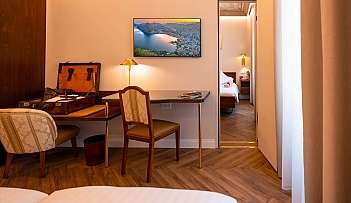 Camera elegante e accogliente