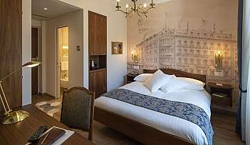 Camera elegante e accogliente