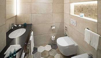 Bagno rinnovato e elegante