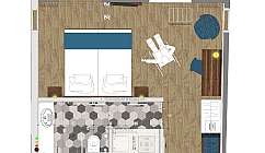 Plan d'un appartement moderne