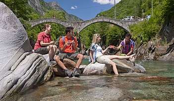 Gita estiva al fiume