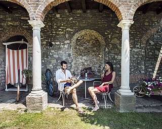 Moment de détente estivale