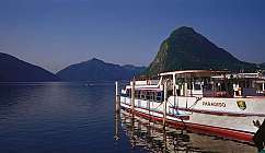 Lago di Lugano e battelli