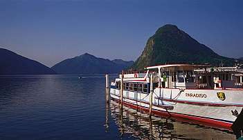 Lago di Lugano e battelli