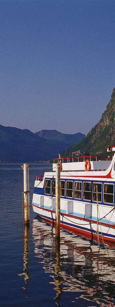 Lago di Lugano e battelli