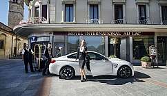 Arrivo elegante in hotel