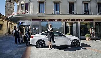 Arrivo elegante in hotel