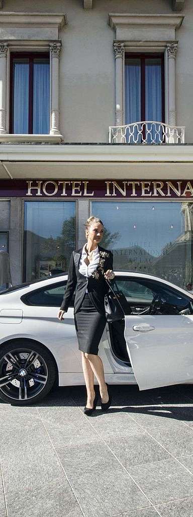 Arrivo elegante in hotel