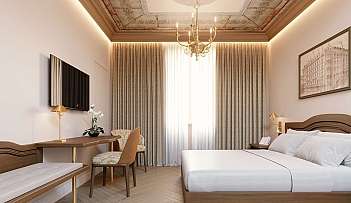 Camera elegante e moderna