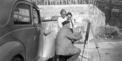 Emil Vogel, Irène Burnier-Mollinet, Beatrice Schmid-Mollinet, 1953