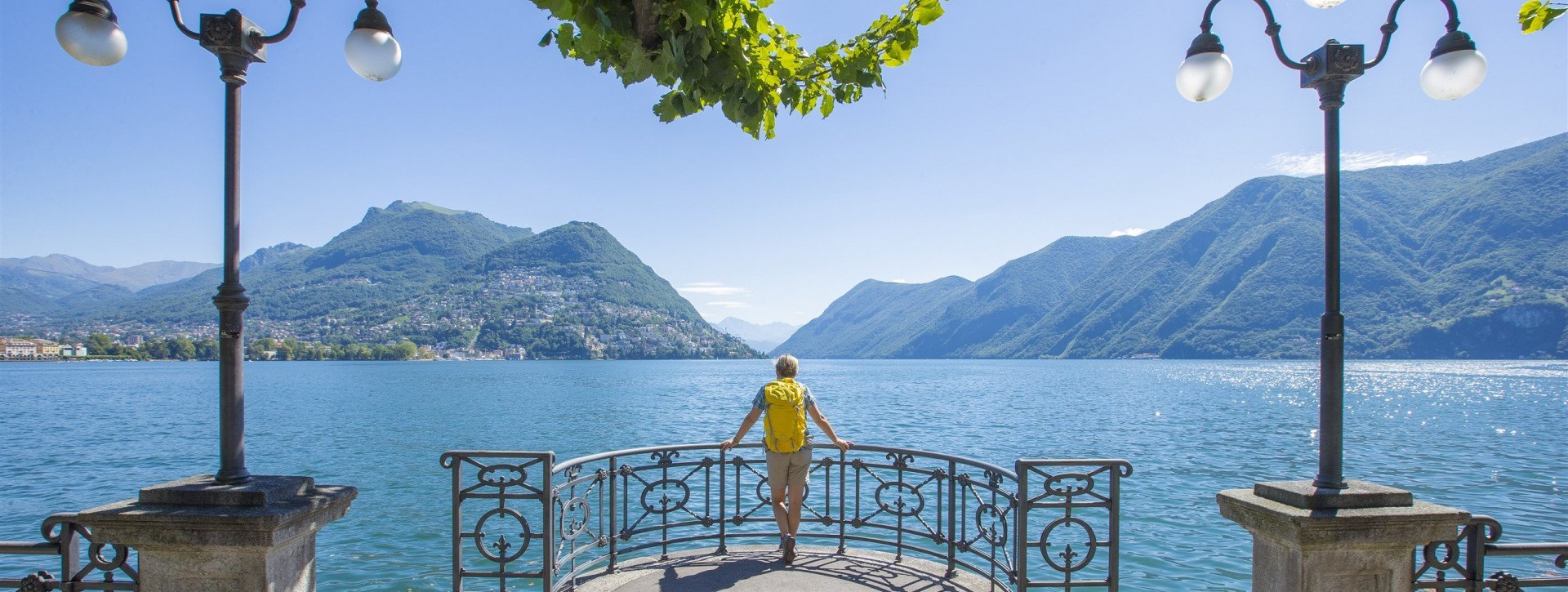 Building opposite our hotel room with attractive facade - housing Louis  Vuitton outlet. - Picture of Hotel International au Lac - Historic &  Lakeside, Lugano - Tripadvisor